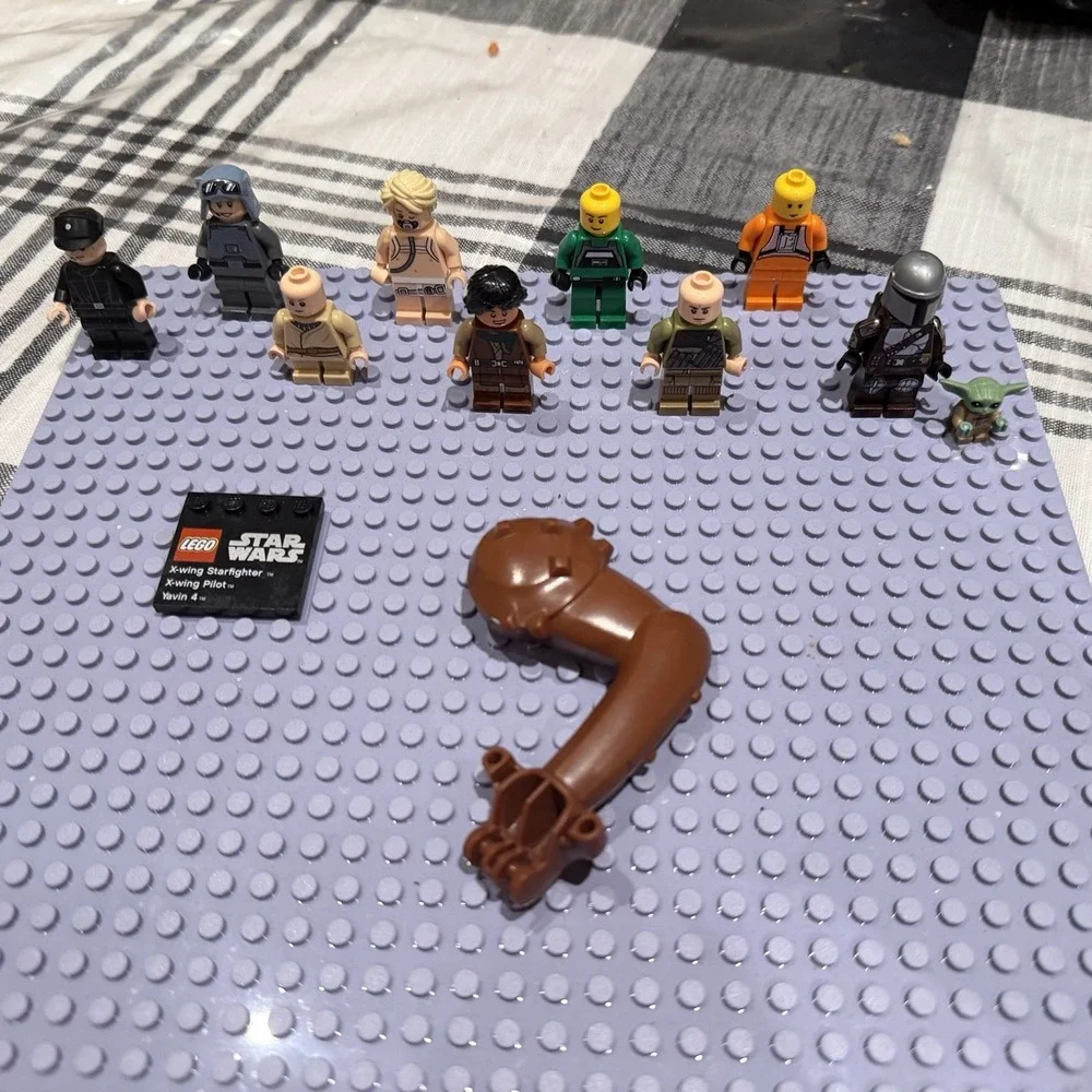 LEGO Star Wars Minifigure Lot with Grogu & Rancor Arm